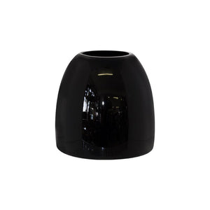 Reese Black Squat Vase 15Cm TRANS NATAL CUT GLASS