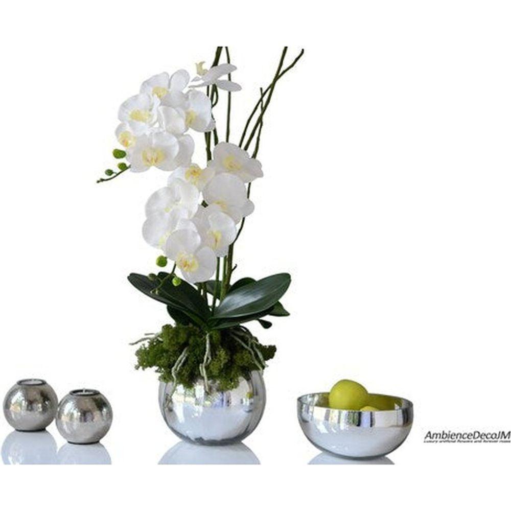 SEA URCHIN BALL VASE- REAL TOUCH ORCHID