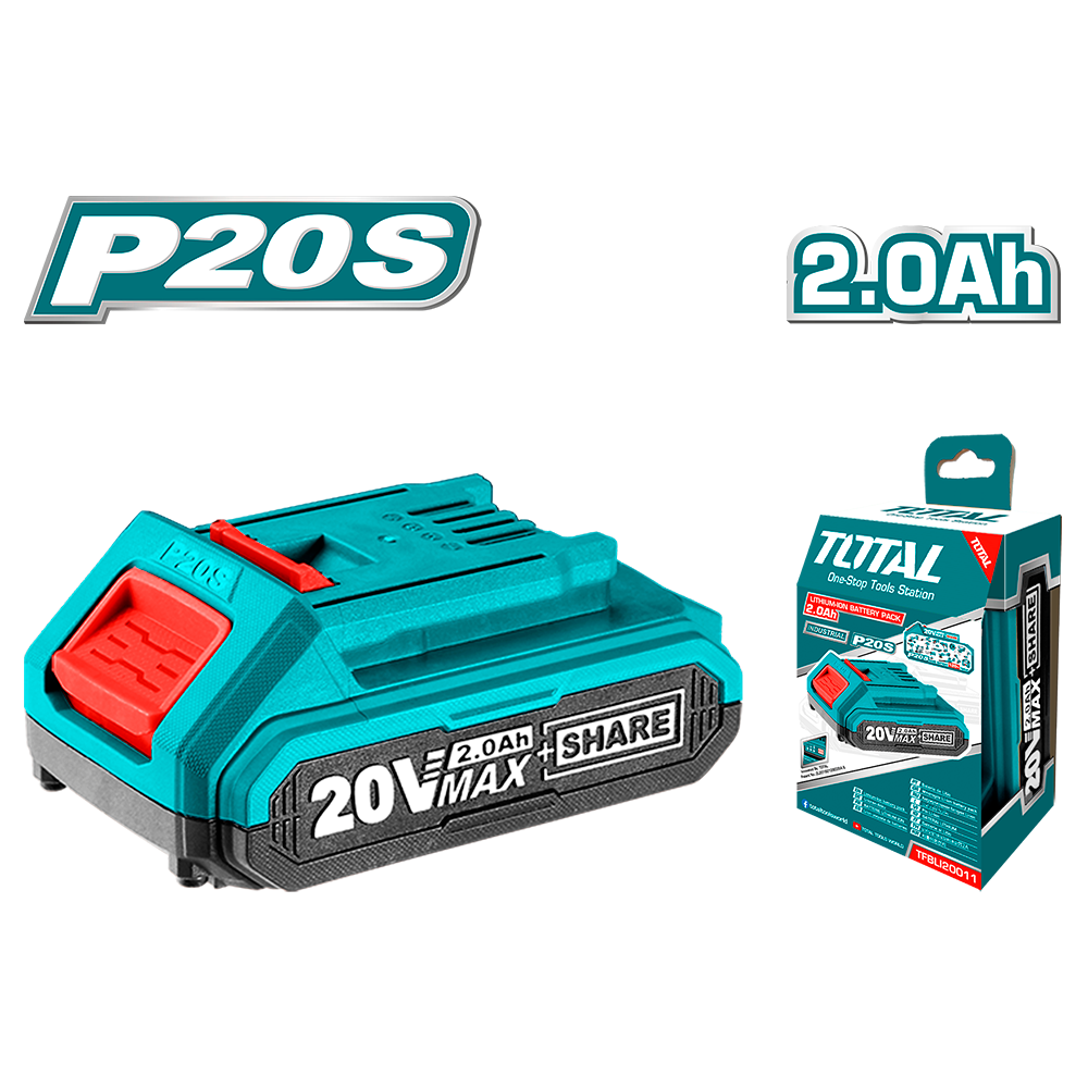 TOTAL TOOLS LITHIUM-ION BATTERY PACK 2.0AH TOTAL TOOLS NAMIBIA