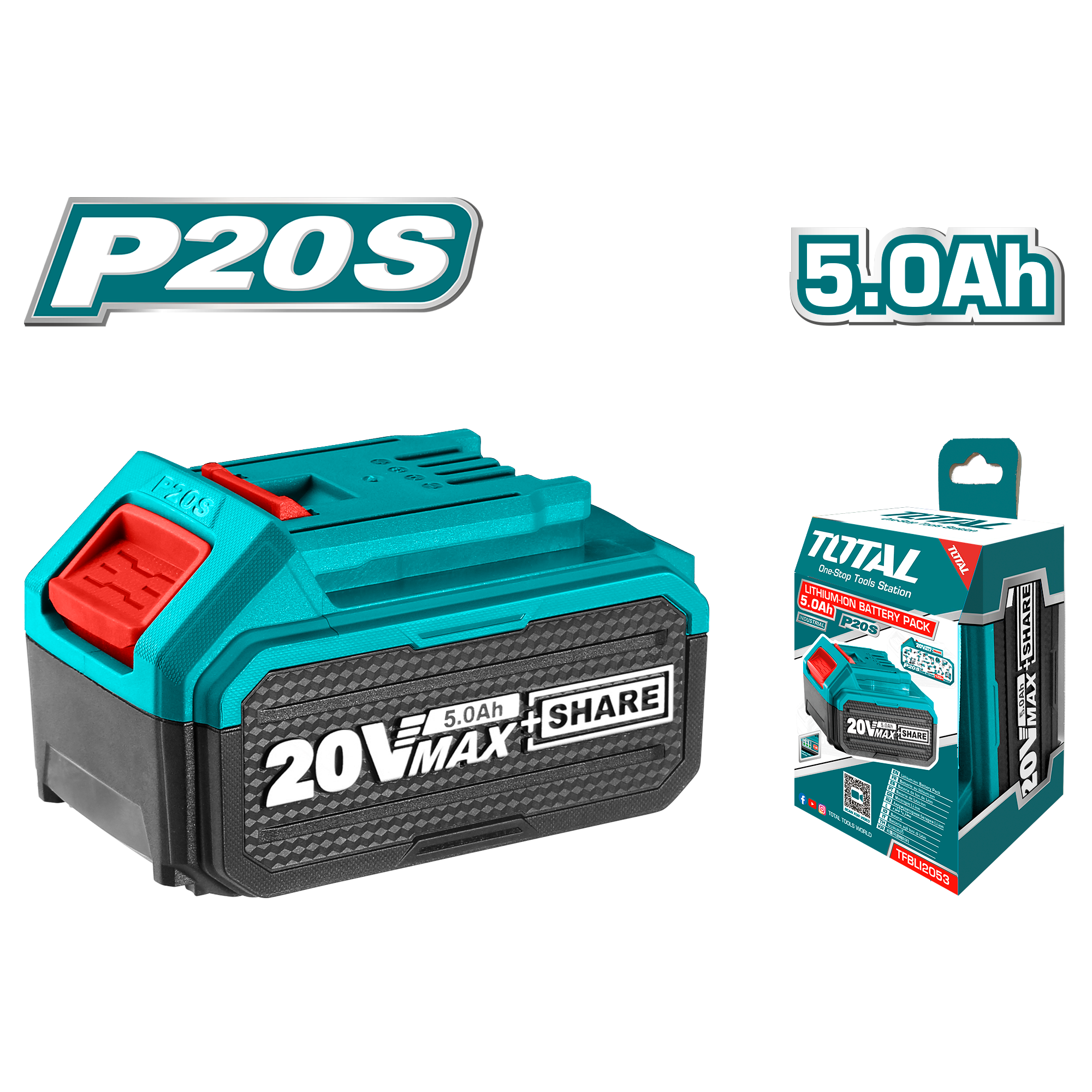 TOTAL TOOLS LITHIUM-ION BATTERY PACK 5.0AH TOTAL TOOLS NAMIBIA