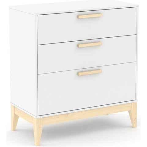 NATURE CHEST OF 3 DRAWERS WHITE /NATURAL