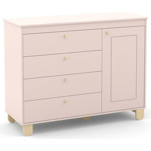 ZUPY CABINET OF DRAWERS ROSE/NATURAL