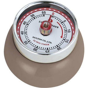 RETRO 60 MIN MAGNETIC TIMER TAUPE